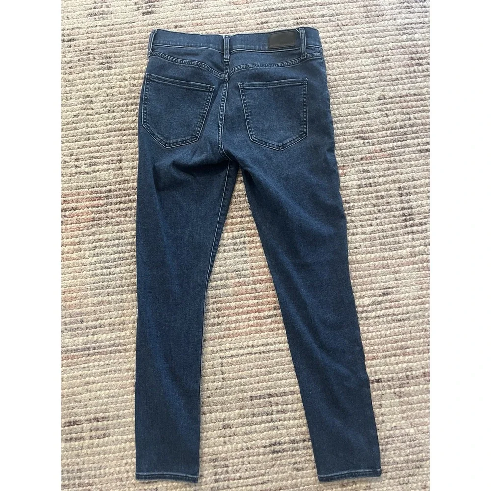 Express Womens Size 8R Dark Wash Mid Rise Legging Skinny Stretch Denim Jeans